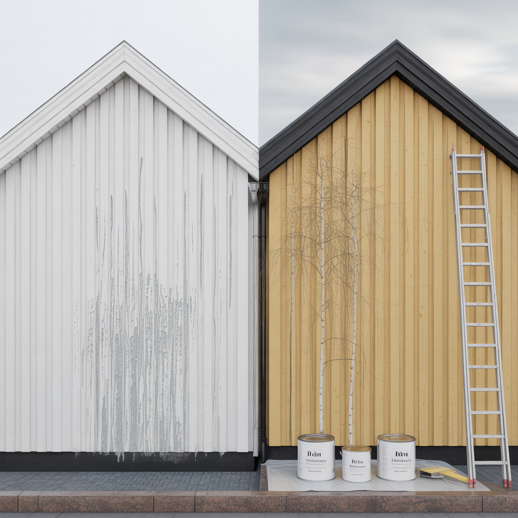 jamfor akrylat och alkyd utomhus hallbarhet och kostnad